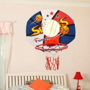 asilo Lampada da basket applique da parete per sala da pranzo Camera da letto per bambini Lampada da parete per bambini Applique da parete Applique in vetro