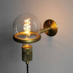 Lampada industriale a soppalco Ristorante Deco Lights Lampada da soggiorno Lampada da comodino Camera da letto Punk Pull Ring Lampada da parete a LED