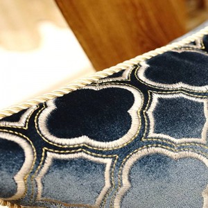 Fodera per cuscino da ricamo geometrica elegante di lusso Decor in flanella 3D Fodera per cuscino da tiro Artigianato Coperture per auto Capa de Dlmofada