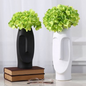 Man Face Vase Flower Creative Contemporary Vases Vasi decorativi con fiori artificiali