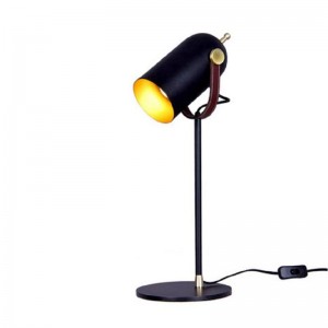 Lampade da scrivania moderne paralume nero lampada da tavolo moderna in metallo nordico oro per lampada da lettura camera da letto salotto E27 lampada a LED