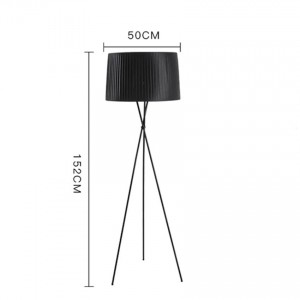 Lampade da terra a LED moderne Arte verticale Comodino Camera da letto Soggiorno Lampade da terra a LED Divano in tessuto Lampade a tre gambe in piedi