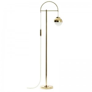 Lampade da terra moderne a LED in metallo dorato Soggiorno Lampade da terra per ufficio Decorazione per illuminazione Lampade da cucina Lampade da terra
