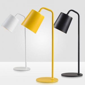 Lampada da terra moderna semplice lampada da terra colore giallo nero bianco Soggiorno lettura camera da letto lampada da tavolo ufficio shippping libero