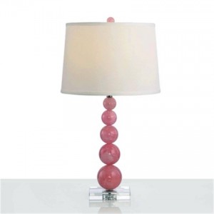 ModernLED Lampada da tavolo in cristallo rosa Camera da letto Comodino Illuminazione decorativa Lampade da tavolo Soggiorno in hotel Lampade da lettura per interni Avize