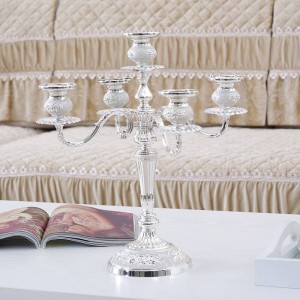 Mousse moda decorazione di cerimonia nuziale romantica oggetti di scena vintage ferro decorazione candela tavolo arredamento per la casa