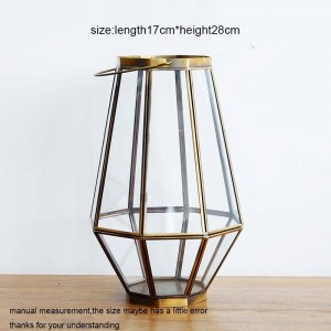 Portacandele neoclassico Cena a lume di candela in vetro Luce notturna Vento leggero Aromaterapia Candela Base Decorazione domestica Artigianato