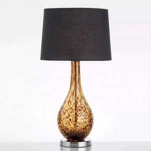 Nuove lampade da tavolo classiche camera da letto comodino illuminazione corpo in vetro studio di arte americana di stoffa leggere lampada E27 apparecchio di illuminazione a LED