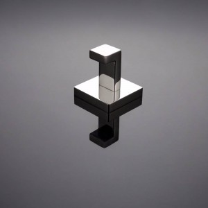 Modello Nichel / Ganci in acciaio inossidabile di colore nero 304 Ganci quadrati Ganci di alta qualità 304 Accessori per il bagno 9157K