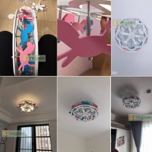 Nuove plafoniere a LED Trojan Ragazzi e ragazze Principessa Lampada da camera per bambini Lampade per camera da letto Illuminazione creativa per cartoni animati