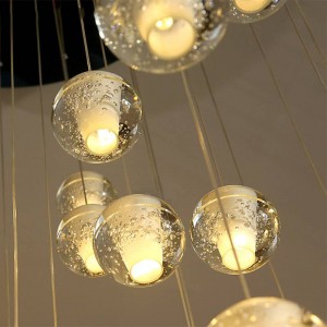 Nordic Crystal LED G4 Lampade a sospensione Loft Caffè Camera da letto Illuminazione Lustri Lampade a sospensione Lampade a sospensione Apparecchi da cucina