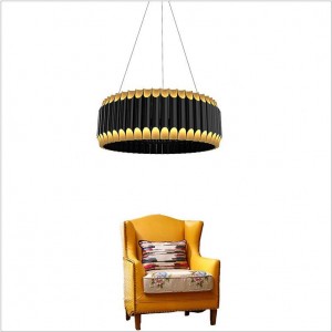Nordic D55 / 80cm Delightfull Galliano lampada a sospensione sala hall casa oro nero Alu. lampada a sospensione a led a testa tubo 48/72