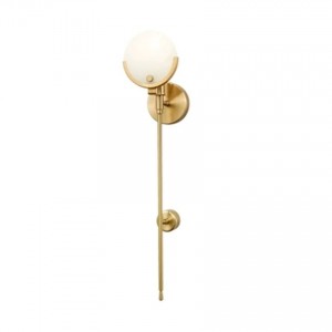 Lampada da parete nordica a LED in oro Applique per arredamento camera da letto Applique da parete Lampada da comodino Apparecchio per illuminazione a specchio per interni