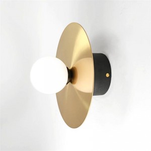 Nordic LED Lampade da parete in oro Applique da interno a led Applique da parete in alluminio Ristorante Bar Caffè Sala da pranzo Lampade a sospensione