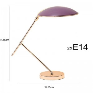 Nordic post moderno e minimalista lampada da tavolo art table light lampada da scrivania creativa per studio camera da letto ufficio 2PCS lampada E14