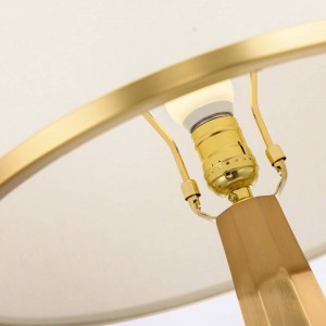 Studio nordico Lampada da tavolo a LED post moderno in marmo americano creativo soggiorno camera da letto comodino panno arte LED E27 lampadina Lampada da scrivania