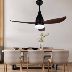 44 pollici decorazione fan luce a LED per camera da letto moderna ventilatore a soffitto per soggiorno Art Deco Fan Lights