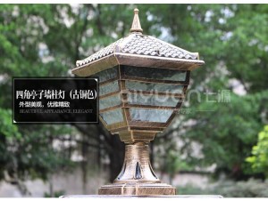 lampada a pilastro Lampada da parete di grandi dimensioni illuminazione esterna portico Lampada da giardino novità padiglione Lampada da parete per esterno impermeabile LED Arandela