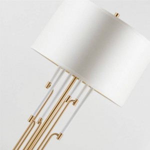 Post moderno Breve Modello di moda Lampade da scrivania Soggiorno Camera da letto Comodino decorazione della casa E27 Illuminazione di lusso leggera da tavolo per arte