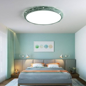Lampade a soffitto PostModern bianco nero rosa giallo verde colore Soggiorno Camera da letto Montaggio superficiale Telecomando lamparas de techo