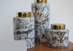 Arredamento Vaso in ceramica Vasi decorativi Nuovo vaso in porcellana Decorazioni vaso marmorizzato vaso in ceramica porcellana