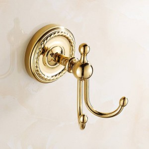 Appendiabiti Appendiabiti in ottone antico Appendiabiti portaoggetti Appendiabiti portaoggetti Accessori per il bagno a parete Appendiabiti da bagno nero HJ-1301