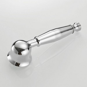 Soffioni doccia in ottone massiccio cromato bagno tenuto in mano soffione doccia per doccia a risparmio idrico rotonda doccia a pioggia rubinetto 0516R