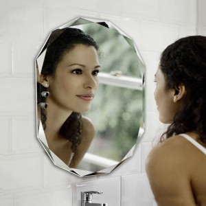 Specchio da bagno semplice senza cornice senza punzonatura a parete lager bagno wc trucco cosmetico specchio cosmetico mx12281910