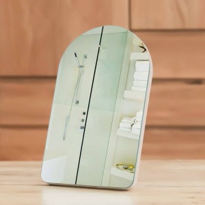 Specchio cosmetico semplice in legno specchio per dormitorio portatile desktop da casa o specchio cosmetico principessa da parete per ragazza mx01111351