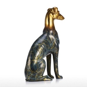 Labrador Dog Scultura in bronzo Decorazioni per la casa Scultura Figurine decorative da tavolo Statue e sculture di animali fatti a mano