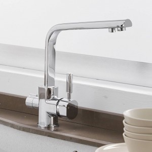 Rubinetti del filtro dell'acqua Rubinetti della cucina Miscelatore in ottone Bere cucina Purificare Rubinetto Lavello della cucina Rubinetto Acqua Gru per cucina LAD-0188
