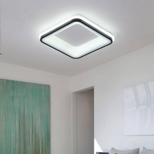 Plafoniere moderne moderne a LED bianche / nere finlandesi creative luminaria LED teto singolo soggiorno decorazione della casa AC85-260V
