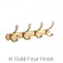 K Gold Four Hook - +0,65 €