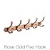 Rose Gold Five Hook - +4,32 €