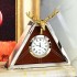 Silver table clock