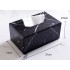 Black tissue box