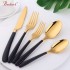 Gold(Black handle)