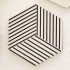 Striped cube